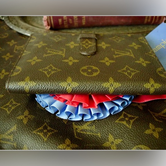 RARE Vintage LOUIS VUITTON PHOTO ALBUM Holiday Vacation Picture Portfolio Agenda - Picture 10 of 10